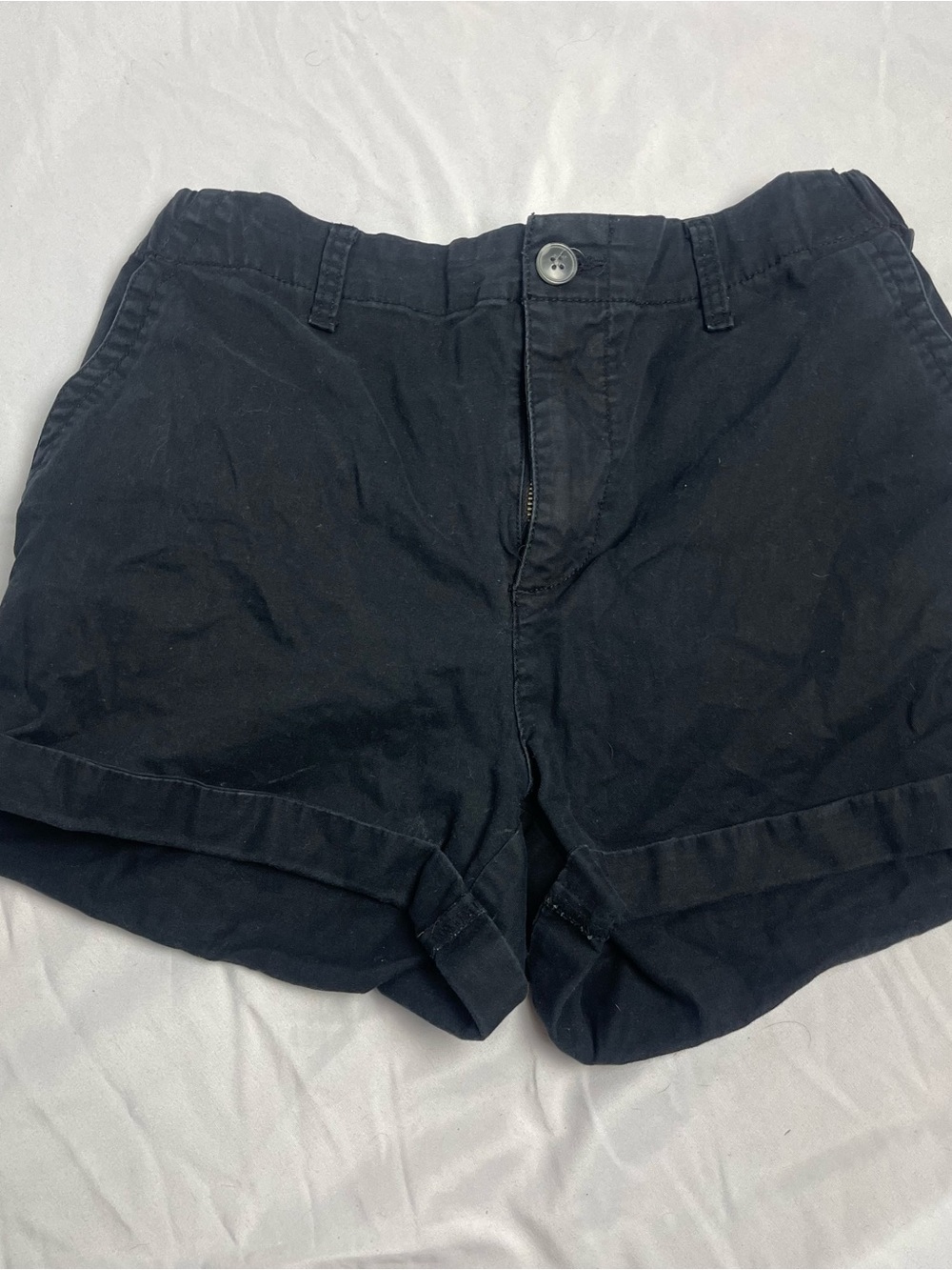 Old Navy Women's Black Cotton Shorts